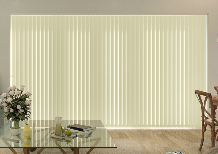 Trinity (Blackout), Alabaster - Vertical Blind - Image 6